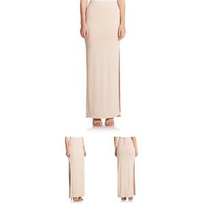 Alice + Olivia Double Slit Maxi Skirt